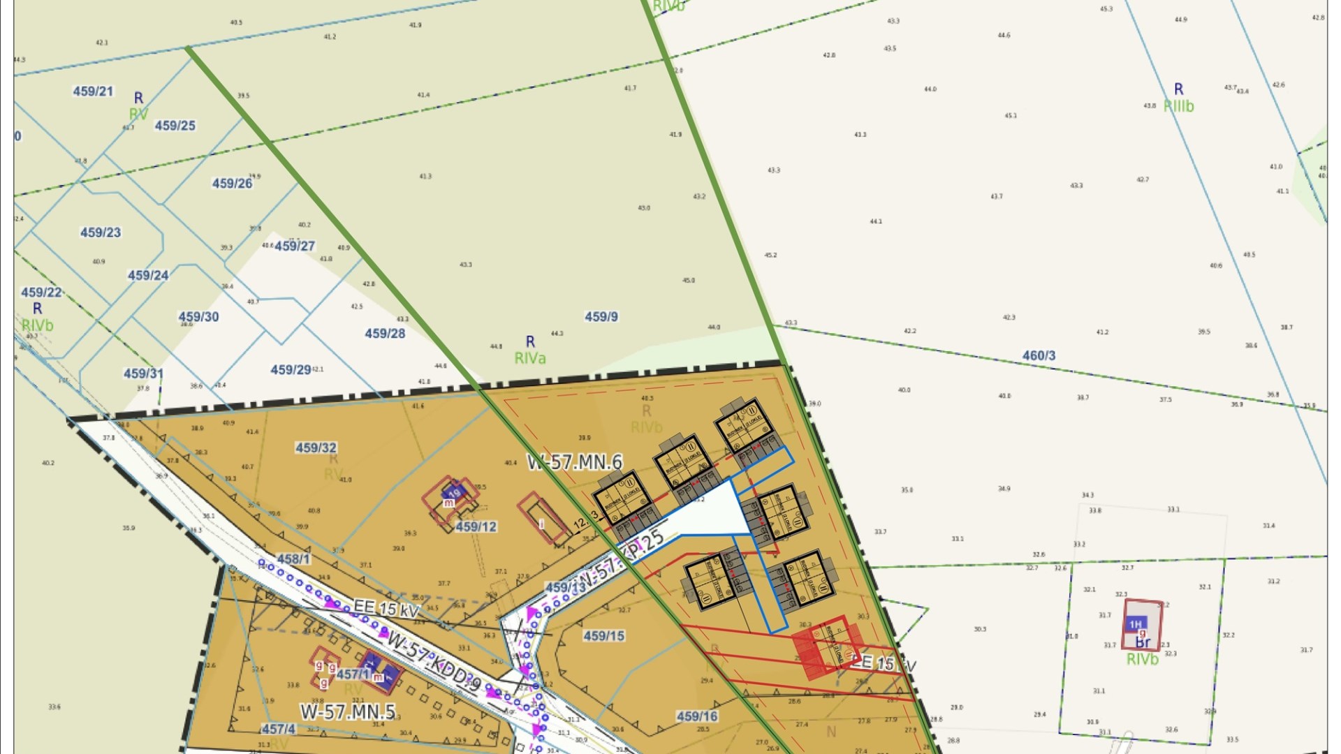 2,547 ha | MPZP | Zabudowa jednorodzinna