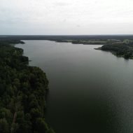 1/4 W DZIAŁCE rolnej nad malowniczym jeziorem