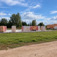 Działka pod blizniaka-budowa już rozpoczeta 